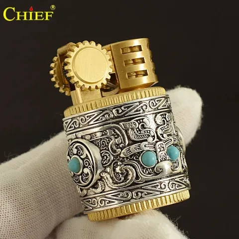 Chief CF212-5 бензиновая мини зажигалка Chief CF212-5 бензиновая мини зажигалка