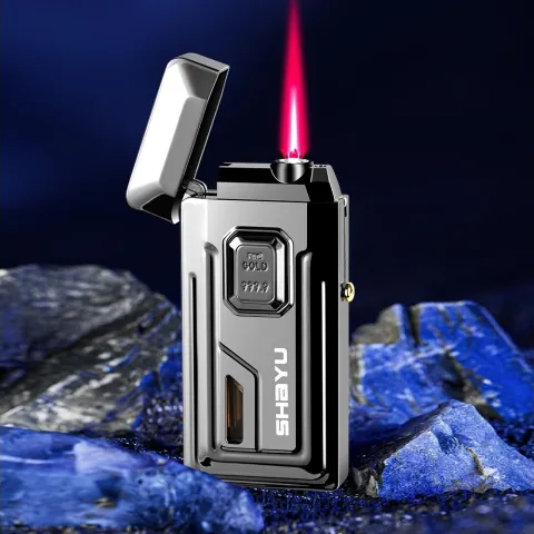 Induction CL-2421 газовая электро зажигалка 2 пламени Induction CL-2421 газовая электро зажигалка 2 пламени