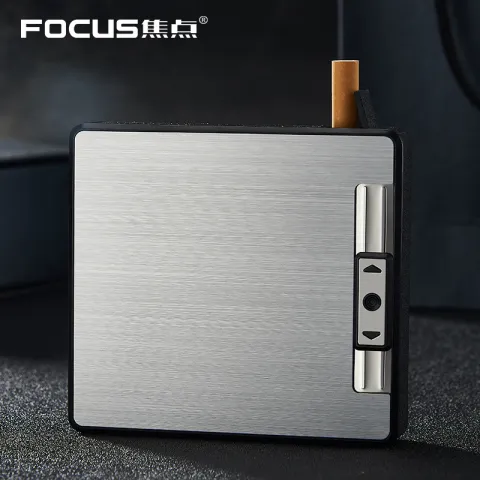Focus YH050 портсигар - автомат со встроенной USB зажигалкой Focus YH050 портсигар - автомат со встроенной USB зажигалкой