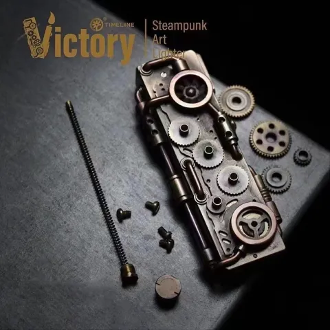 Steampunk Timeline Victory бензиновая зажигалка