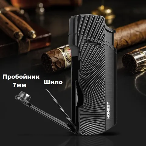 Honest BCZ847-2 турбо зажигалка для сигар Honest BCZ847-2 турбо зажигалка для сигар