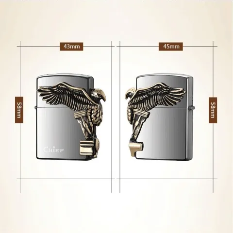 Chief "Eagle" бензиновая зажигалка Chief "Eagle" бензиновая зажигалка