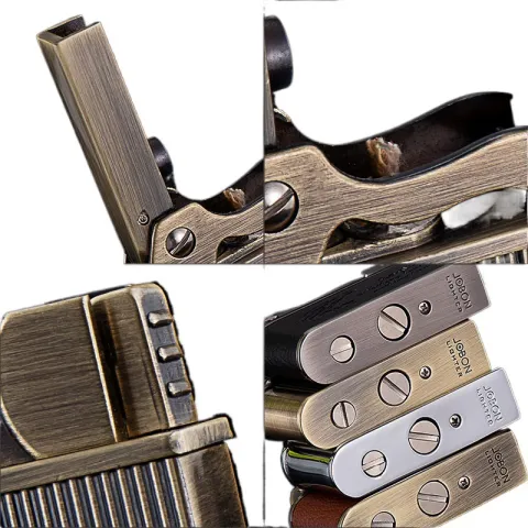 Jobon ZB-612A Gold бензиновая зажигалка Jobon ZB-612A Gold бензиновая зажигалка