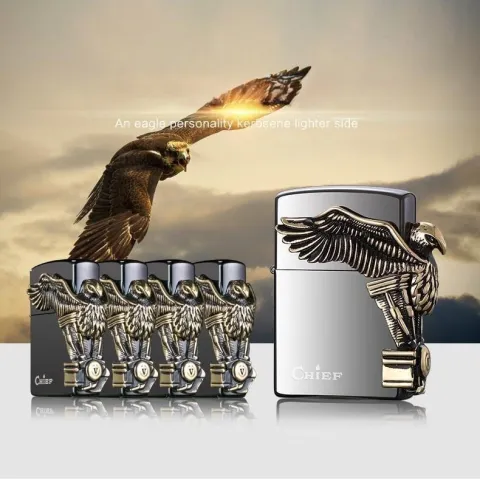 Chief "Eagle" бензиновая зажигалка Chief "Eagle" бензиновая зажигалка