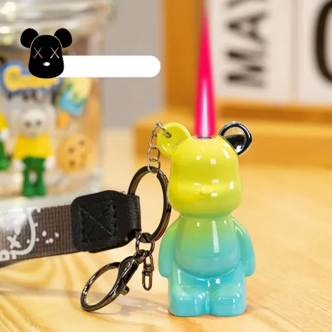 HB Kaws Gloomy Bear турбо зажигалка - брелок HB Kaws Gloomy Bear турбо зажигалка - брелок