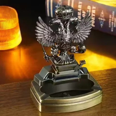 DINGHAO A806 "Двуглавый орел" настольная зажигалка - пепельница DINGHAO A806 "Двуглавый орел" настольная зажигалка - пепельница