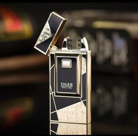 TIGER TW915 DB электроимпульсная USB зажигалка TIGER TW915 DB электроимпульсная USB зажигалка