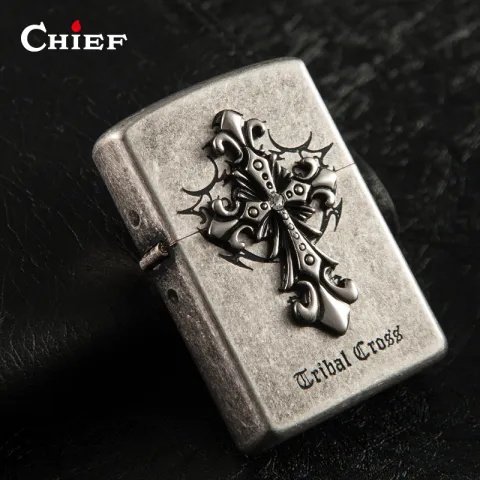Chief "Tribal cross ll" бензиновая зажигалка Chief "Tribal cross ll" бензиновая зажигалка