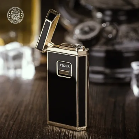 Tiger TW902S-01 сенсорная турбо зажигалка Tiger TW902S-01 сенсорная турбо зажигалка