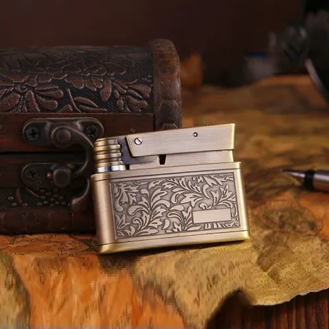 Jobon ZB-658A Copper Pattern бензиновая зажигалка Jobon ZB-658A Copper Pattern бензиновая зажигалка
