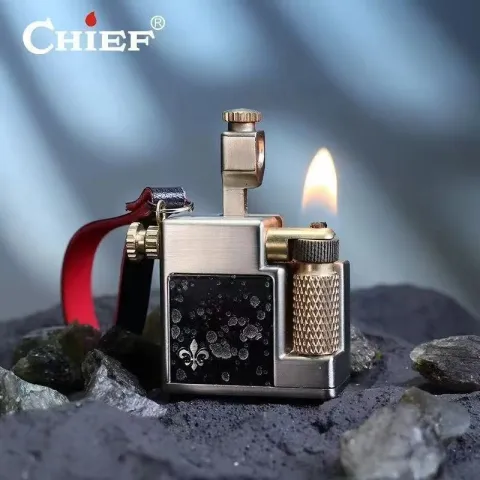 Chief CF715 бензиновая мини зажигалка Chief CF715 бензиновая мини зажигалка