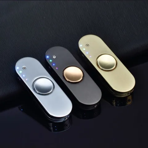 Hetai HT210 USB зажигалка - спиннер 2 в 1 с подсветкой Hetai HT210 USB зажигалка - спиннер 2 в 1 с подсветкой