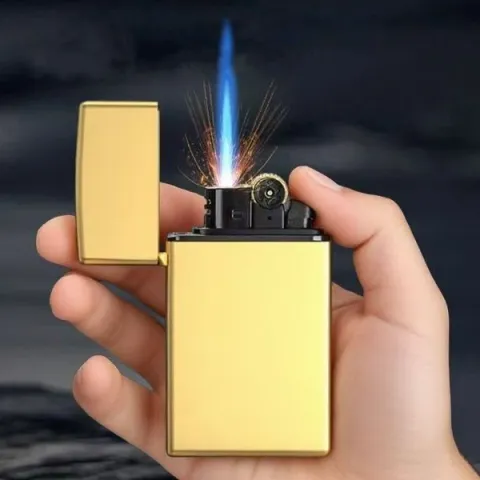 Oney MJ-01(02) турбо зажигалка в металлическом чехле Oney MJ-01(02) турбо зажигалка в металлическом чехле