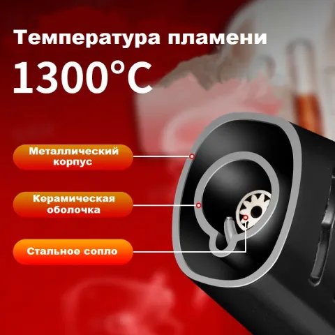 Xin Tuo A03-B17 турбо зажигалка - горелка заправляемая Xin Tuo A03-B17 турбо зажигалка - горелка заправляемая