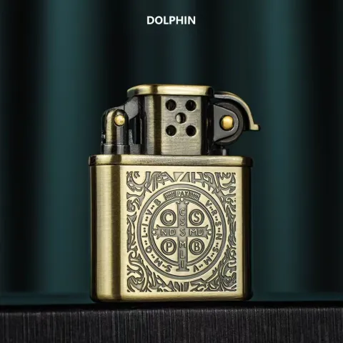 Dolphin HY676 бензиновая зажигалка Dolphin HY676 бензиновая зажигалка