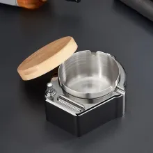 QD626 настольная бензиновая зажигалка - пепельница