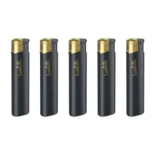 Luxlite XHD 39 Black/Gold Cap SP пьезо зажигалка