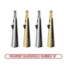 Luxlite 8990 Silver/Gold Rubber SP бытовая пьезо зажигалка 