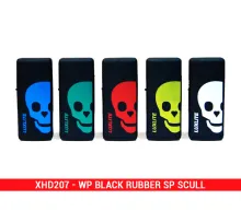 Luxlite XHD 207 Black Rubber SP Scull турбо зажигалка