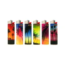 Bic J3 "Palms & Sunset" кремниевая зажигалка
