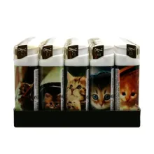 City-L CL-03 (15) "Кошки" пьезо зажигалка