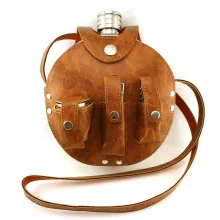 Guotai YX-42 фляга с дорожным набором в чехле на ремне 