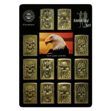 Jiantai Черепа 12 бензиновые зажигалки