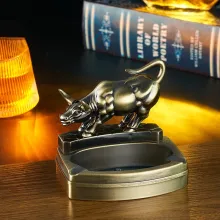 DINGHAO DH-8868 "Бык" настольная зажигалка - пепельница
