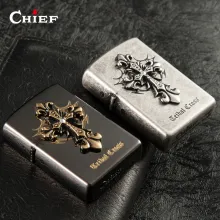 Chief "Tribal cross ll" бензиновая зажигалка