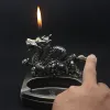 DINGHAO DH-8878 "Дракон" настольная зажигалка - пепельница