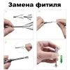 Honest BCZ227 Design бензиновая зажигалка - спичка с кольцом для ключей