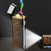 Aomai 2350 электроимпульсная USB зажигалка с фонариком