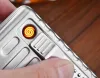 Ruipai D21370 портсигар  со встроенной USB зажигалкой