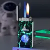 WB897 кремниевая турбо зажигалка 2 пламени