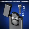 TH835 кремниевая турбо зажигалка 2 огня