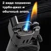 Honest BCZ832-1 кремниевая турбо зажигалка 2 огня