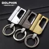 Dolphin HY651 бензиновая зажигалка с карабином и кольцом для ключей