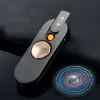 Hetai HT210 USB зажигалка - спиннер 2 в 1 с подсветкой